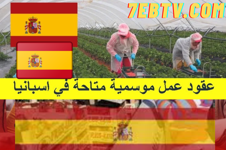 عقود عمل في الفلاحة في إسبانيا مع إقامة شاملة 2026