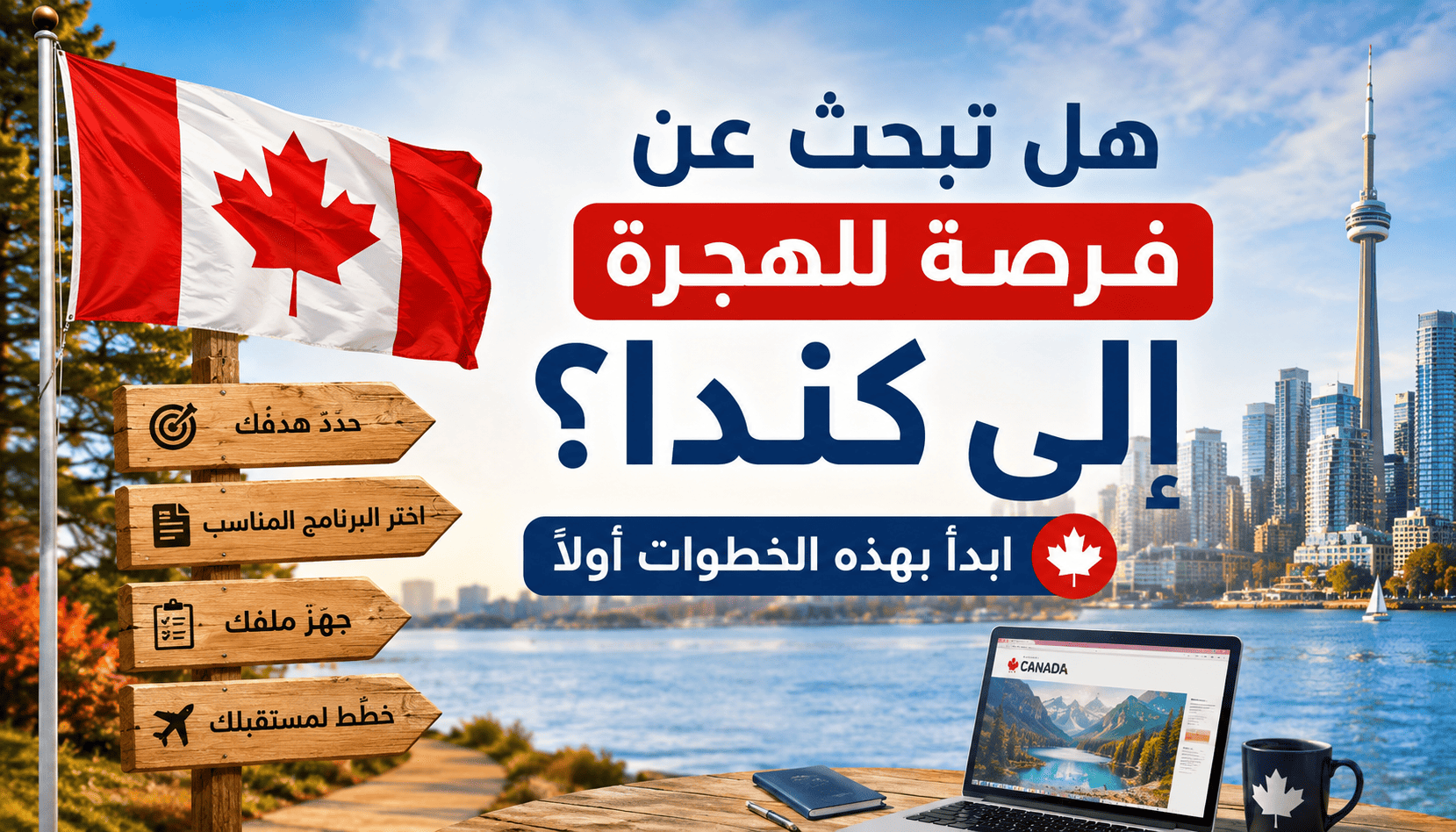 هل تبحث عن فرصة للهجرة إلى كندا؟ ابدأ بهذه الخطوات أولًا