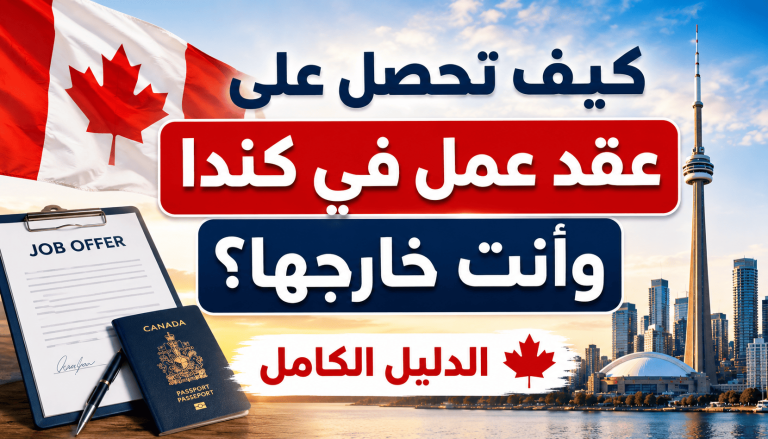 كيف تحصل على عقد عمل في كندا وأنت خارجها؟ الدليل الكامل